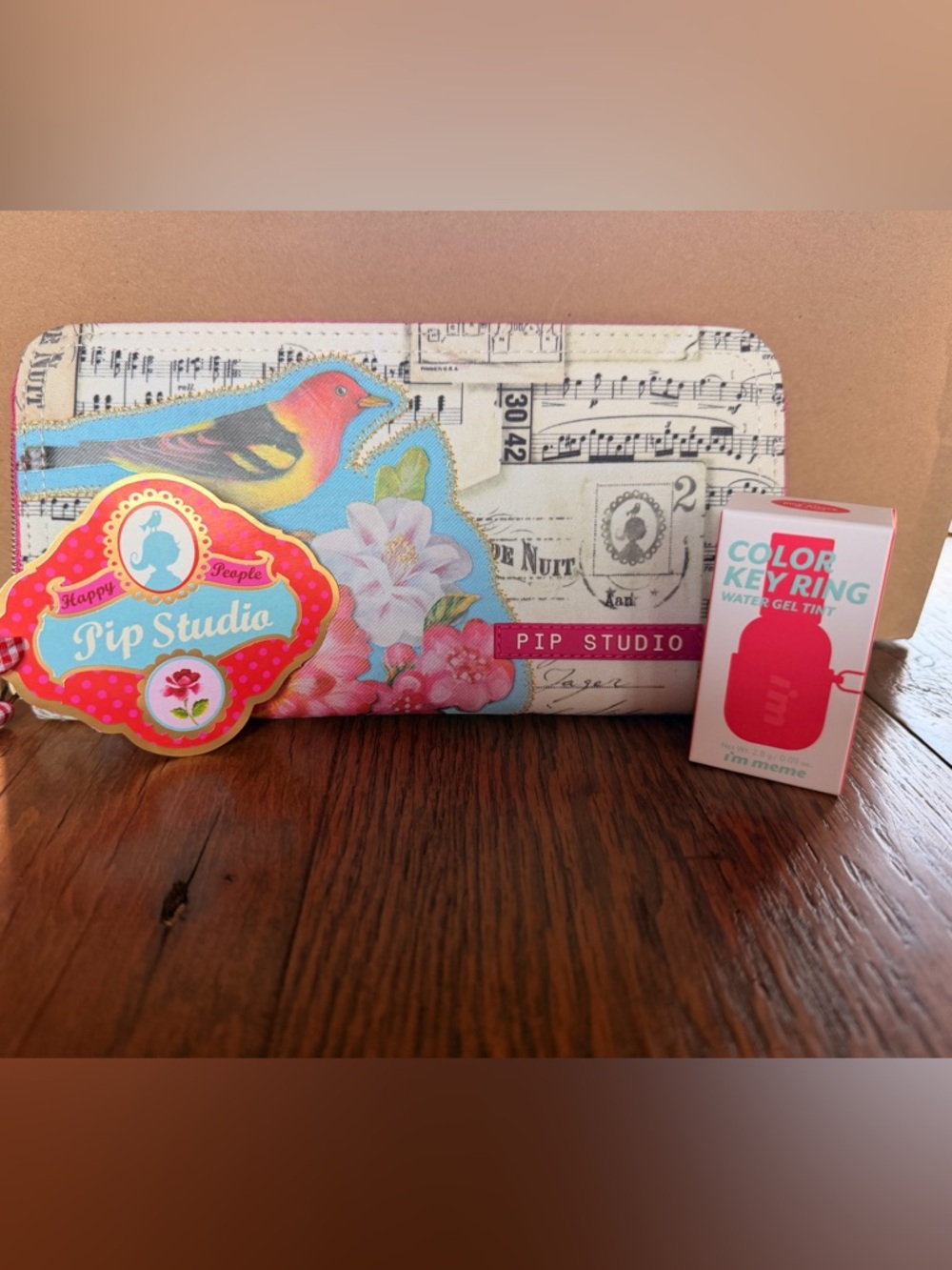 Pip Studio Ladies music wallet vintage bird flower design  MSRP 69.92 Free Lippy